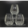 best price pumpkin shaped stemless wine glass